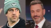 Aaron Rodgers says he never called Jimmy Kimmel a pedophile and is 'glad' the host isn't on the Jeffrey Epstein list
