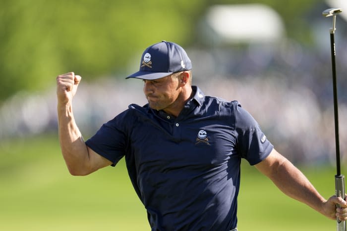 Bryson DeChambeau puts on a show but somehow comes up short at PGA Championship