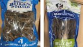 Dog treats sold nationwide recalled over possible metal contamination