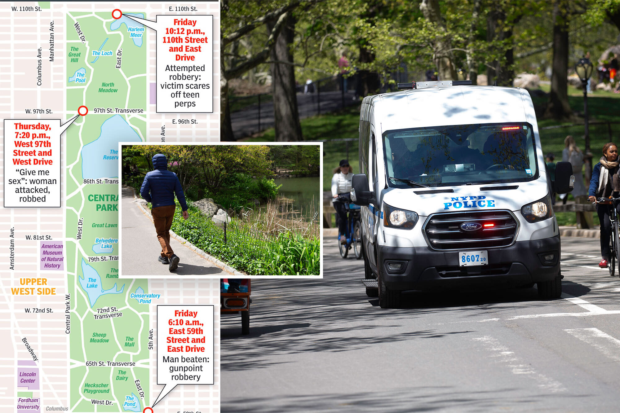 Three terrifying attacks in two days rock NYC’s Central Park: NYPD