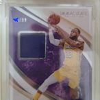 2019 immaculate lebron james 球衣卡 /99 psa 8