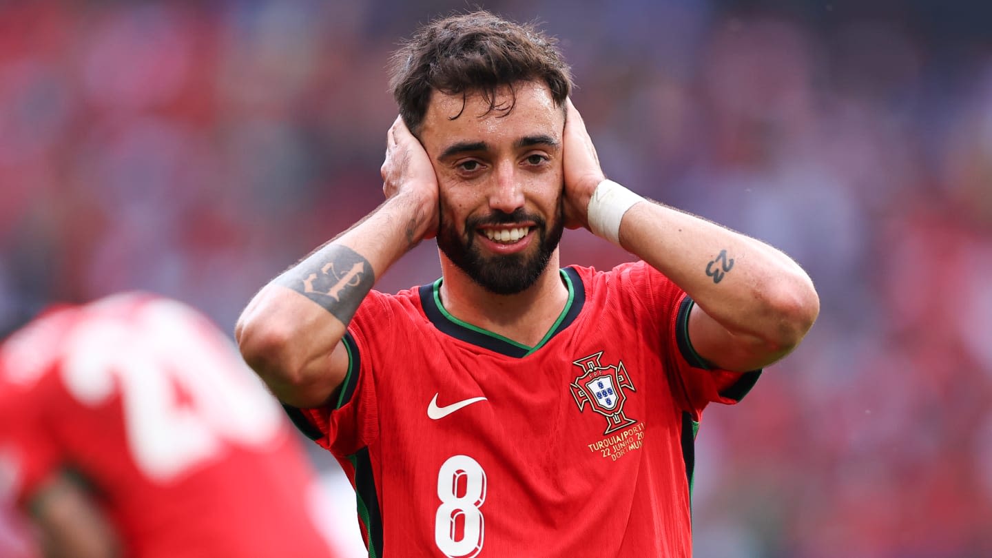 Bruno Fernandes pokes fun at England's Euro 2024 hopes