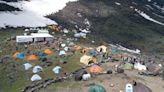 Mount Ağrı in eastern Türkiye hosts int'l climbers at base camp