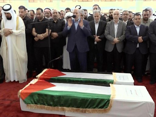 Dolientes despiden a líder de Hamás abatido por Israel; crecen preocupaciones sobre guerra regional