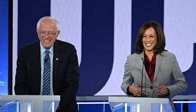 Bernie Sanders criticizes media for ousting Biden, won't endorse Harris yet