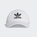 [MR.CH] adidas 帽子 Trefoil Cap 經典 男女款 老帽 可調式 運動休閒 白  BR9720