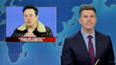 ‘SNL’ Weekend Update Drags Elon Musk for His Antisemitism