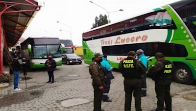 Buses internacionales bajan viajes diarios de 4 a 1 - El Diario - Bolivia