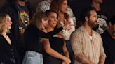 Taylor Swift jokingly mocks Travis Kelce to pal Blake Lively at Chiefs game: ‘Look at him’