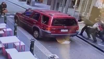 Melbourne man hit by his own car during violent hit-and-run