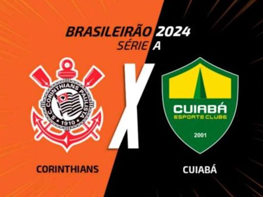 Corinthians x Cuiabá: onde assistir, escalações e arbitragem