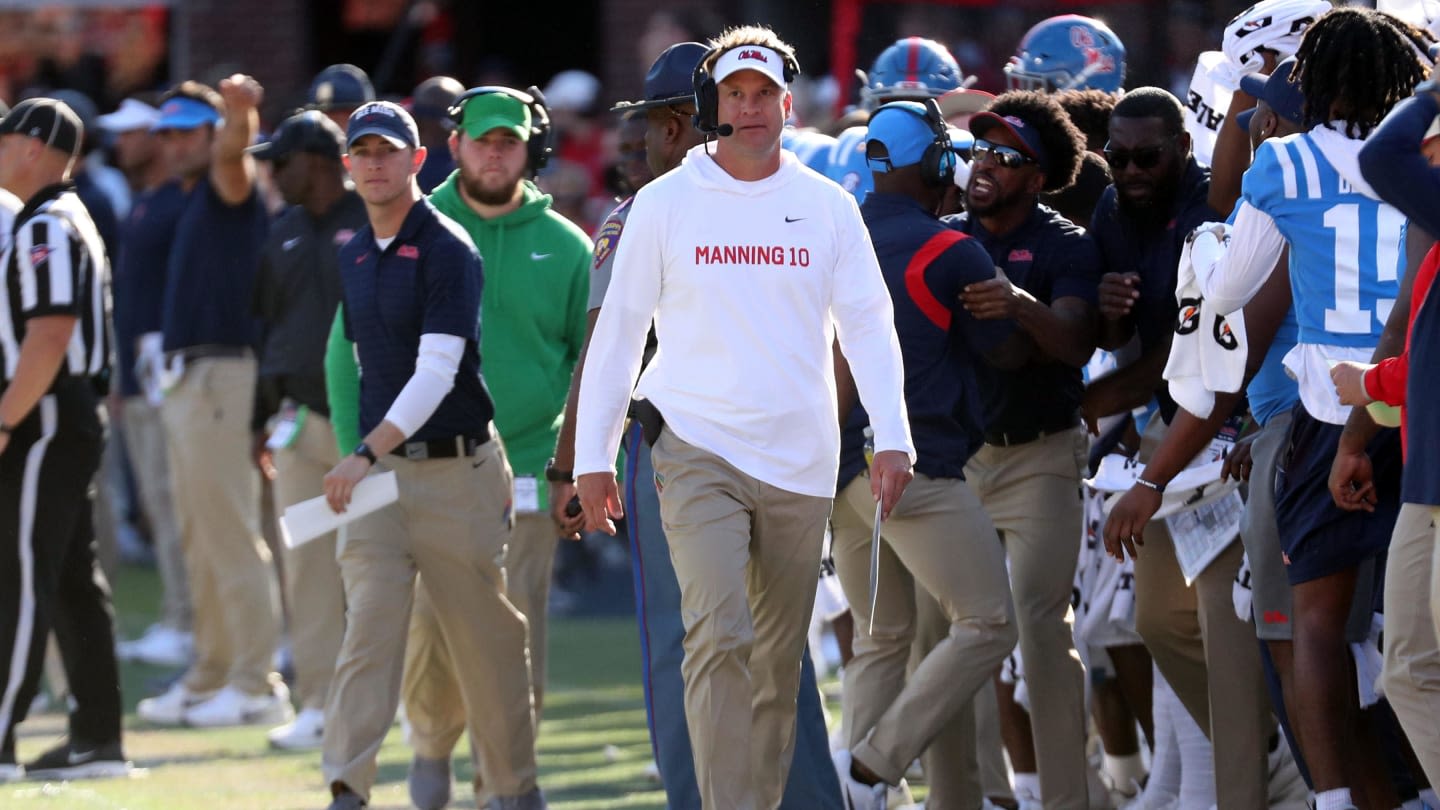 Lane Kiffin Takes Jab at LSU's Brian Kelly Following Postgame Presser