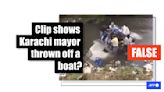 Old video of India boat mishap falsely shared as Karachi mayor photo-op fail