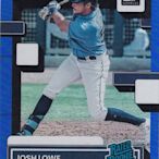 2022 Panini Donruss Holo Blue #55 Rookie Josh Lowe