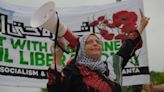 Pro-Palestinian protesters take over Snellville City Hall Town Green