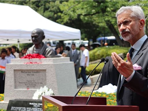 India's Jaishankar reflects on Gandhi's global impact at bust unveiling event in Tokyo