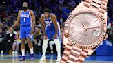 NBA Star James Harden Gave Joel Embiid a Gold Rolex for Winning the Season’s MVP Award