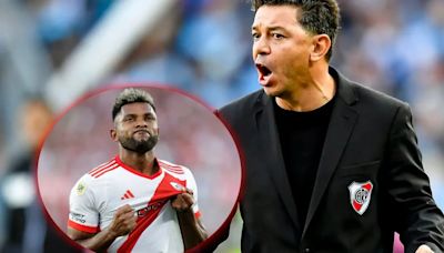 Marcelo Gallardo tendría entre ojos a Miguel Ángel Borja: “Te lo cobro”