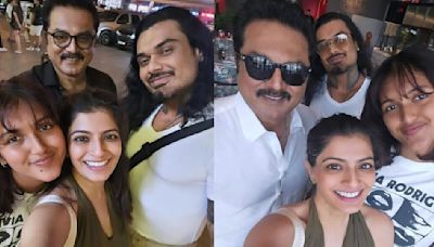 VIDEO: Bride-to-be Varalaxmi Sarathkumar goes wedding shopping in Dubai with fiance Nicholai Sachdev and his daughter from first wife Kavita