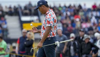 Golf-Kim hits longest hole-in-one in Open history