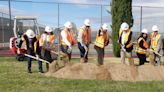 Hesperia High School breaks ground on performing arts and community center.
