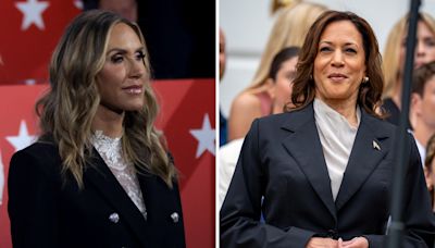 Lara Trump confronted with Kamala Harris fundraising haul during interview