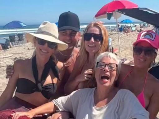 Loose Women's Denise Welch hits the beach in California with very famous soap star