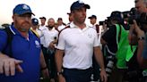 Rory McIlroy restrained by Shane Lowry after Ryder Cup argument with US caddie