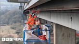 Avonmouth motorway bridge celebrates 50 years with 'unseen works'
