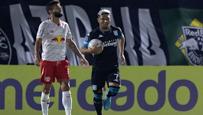 Racing cayó 2-1 ante Bragantino en Brasil y no pudo afianzarse en su grupo de la Copa Sudamericana