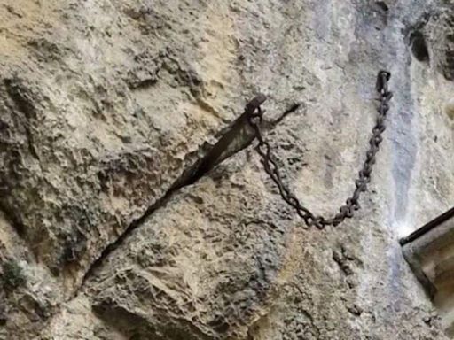 Shockingly and mysterious disappearance of mythical French sword after being stuck in the stone for 1,300 years