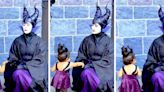 Maleficent refuses to break character when adorable doppelgänger walks up to her: ‘She’s trying so hard not to smile’