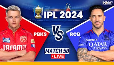 PBKS vs RCB IPL 2024 Live Score: Punjab Kings and Royal Challengers Bengaluru meet in do-or-die clash