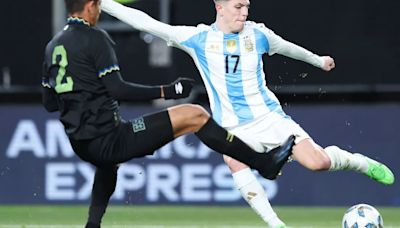 Llamativo posteo de Garnacho tras su actuación en la Selección | + Deportes