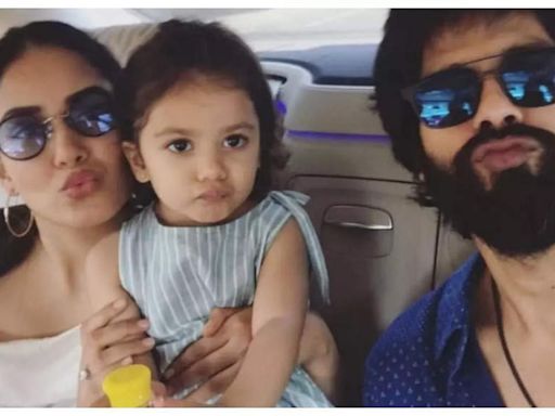 Throwback: Shahid Kapoor’s heartfelt apology to wife Mira Rajput’s dad after daughter Misha’s birth | Hindi Movie News - Times of India