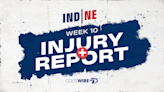 Colts vs. Patriots: Initial injury report for Week 10