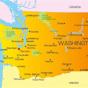 washington State USA Map