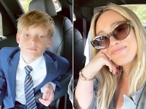 Hilary Duff Shares Video of Son Luca, 12, Heading to Graduation: ‘Got My Waterproof Mascara On’