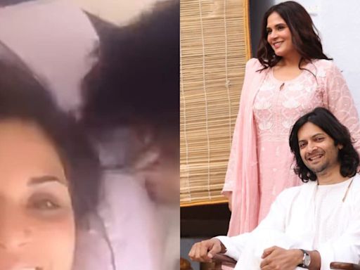 Richa Chadha, Ali Fazal Lip Sync SRK’s Kuch Kuch Hota Hai Song, As Their Baby Keeps Them Awake All...