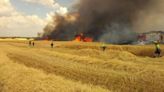 Agricultores y cosechadores contra las restricciones de la normativa de incendios en Castilla-La Mancha