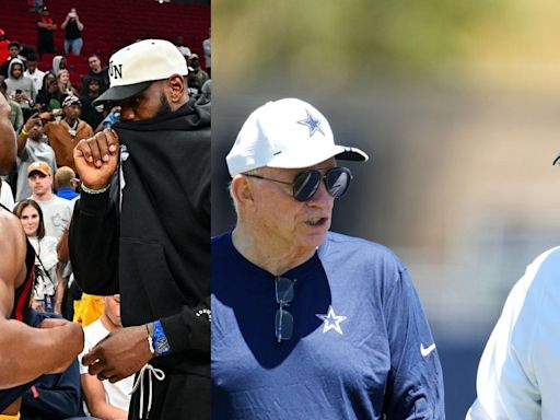 LeBron James Jr Sparked Nepotism Clash Ropes In Dallas Cowboys Owner Jerry Jones And Kids