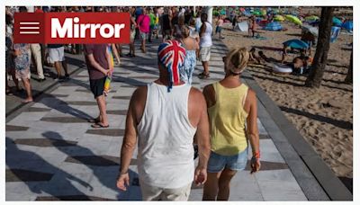 La prensa inglesa alerta sobre Canarias, Benidorm, Málaga, Mallorca y Barcelona