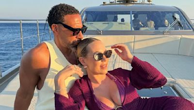 Kate and Rio Ferdinand showcase their beach bodies in Mykonos