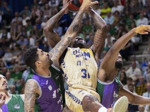 96-71: el Unicaja vence al UCAM Murcia con puño de hierro