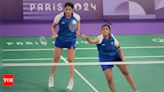 Paris Olympics: Ashwini Ponnappa-Tanisha Crasto stare at early exit after losing second consecutive match | Paris Olympics 2024 News - Times of India