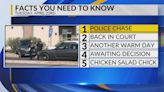 KRQE Newsfeed: Police chase, Back in court, Another warm day, Awaiting decision, Chicken Salad Chick