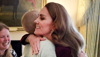 Kate, Princess of Wales, pictured meeting 'inspiring' teen with rare and aggressive form of cancer