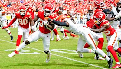 Second-year Chiefs running back is focusing on pass protection in practice