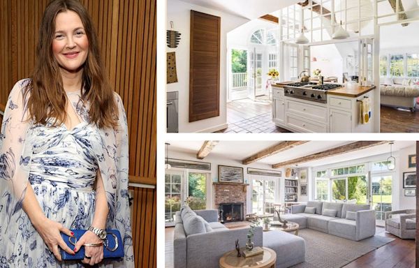 Drew Barrymore's Impossibly Charming Hamptons Estate Hits the Market for $8.5M