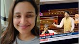 Parineeti Chopra watches husband and MP Raghav Chadha's Parliament speech from London, says, "the only way to see him live"